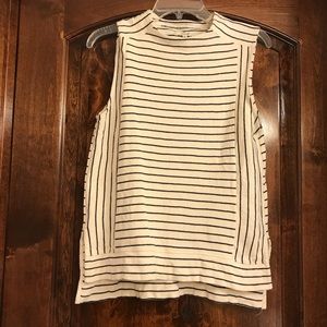 Madewell Striped Sleeveless Blouse